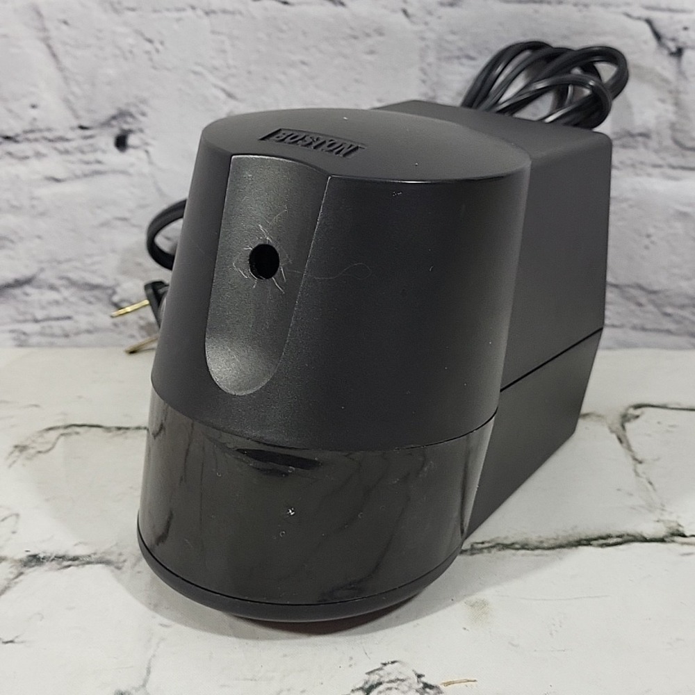 Boston Electric Pencil Sharpener Desktop Model 21‎ Black Made In USA Tested